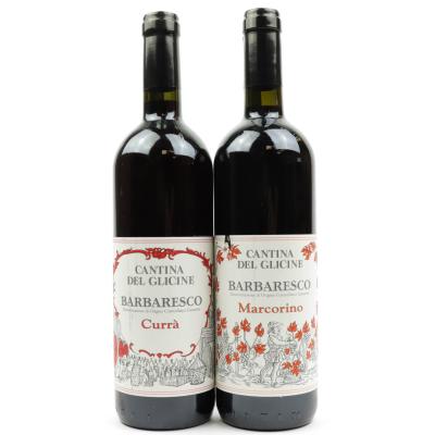 Cantina Del Glicine Marcorino 2014 & Curra 2015 Barbaresco 2x75cl