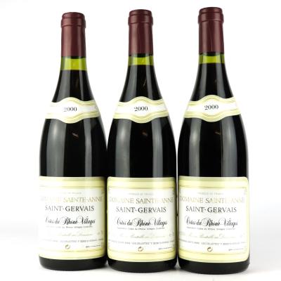 Dom. St-Anne 2000 Cotes Du Rhone Villages St-Gervais 3x75cl