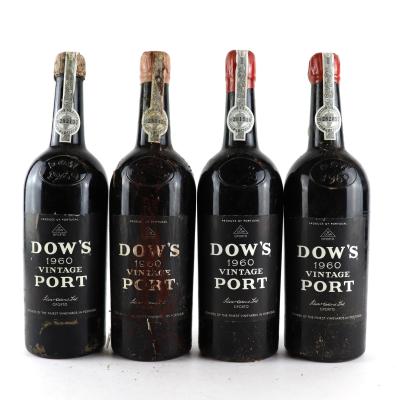 Dow's 1960 Vintage Port / 4 Bottles