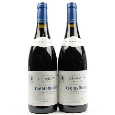 Dom. Chanson Clos des Mouches 2009 Beaune 1er Cru 2x75cl