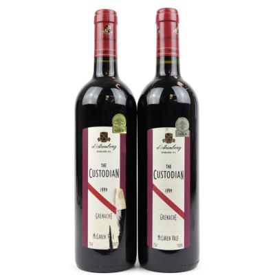 D'Arenberg The Custodian Grenache 1999 McLaren Vale 2x75cl