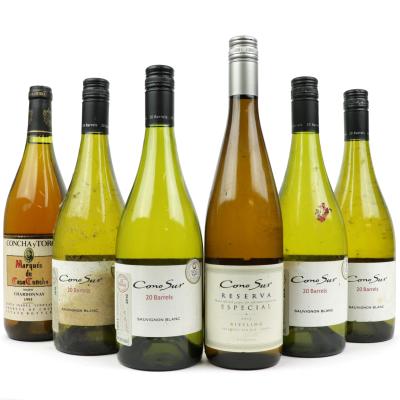 Assorted Chilean White Wines 6x75cl