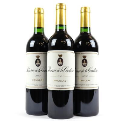 Reserve De La Comtesse 2000 Pauillac 3x75cl