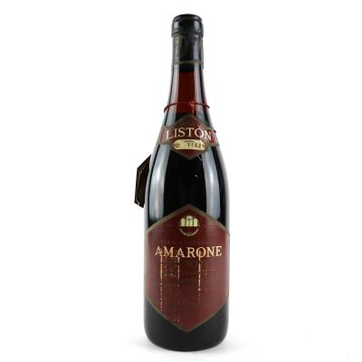 Liston Recioto Della Valpolicella 1969 Verona