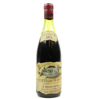 L. Gauthier Petitjean 1971 Cotes-Du-Rhone