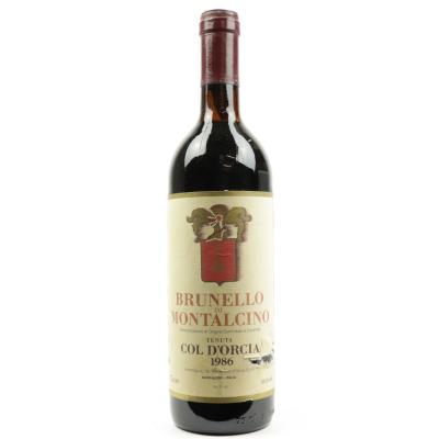 Col d'Orcia 1986 Brunello di Montalcino