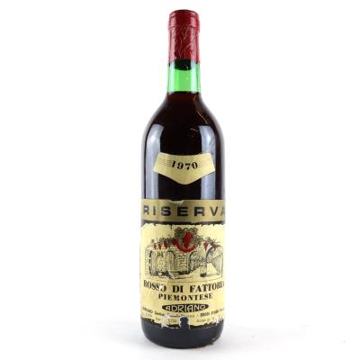 Adriano Rosso Di Fattoria 1970 Piedmont Riserva