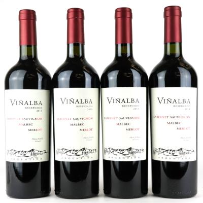 Vinalba Cabernet Sauvignon Malbec Merlot 2013 Mendoza Reserve 4x75cl