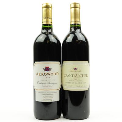 Arrowood Cabernet Sauvignon 1998 & 1999 Sonoma County 2x75cl