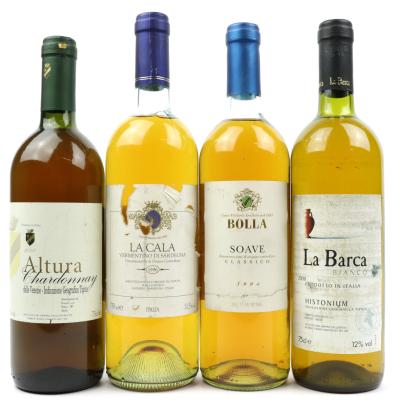 Assorted Italian White Wines 4x75cl