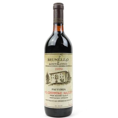 Fattoria il Greppone Mazzi 1979 Brunello di Montalcino