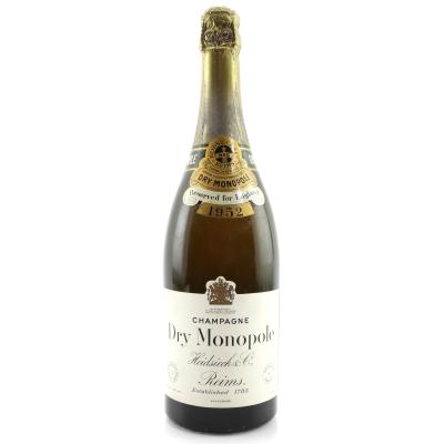 Heidsieck Dry Monopole 1952 Vintage Champagne