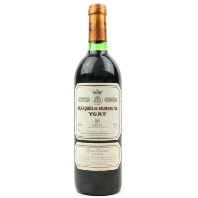 Marques De Murrieta Ygay 1989 Rioja Gran Reserva