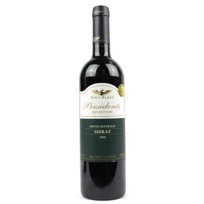 Wolf Blass Presidents Selection Shiraz 2000 South Australia