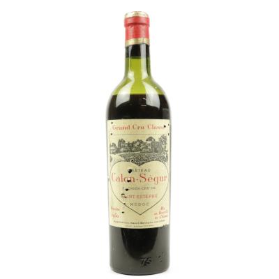 Ch. Calon-Segur 1950 St-Estephe 3eme-Cru