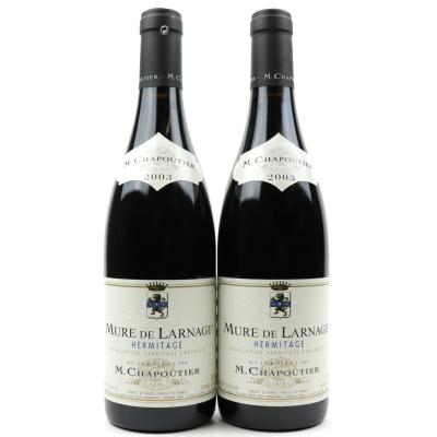 M.Chapoutier Mure De Larnage 2003 Hermitage 2x75cl