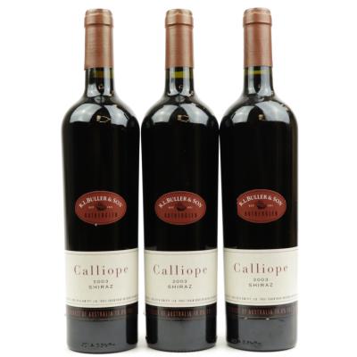 R. L. Buller Rutherglen Calliope Shiraz 2003 Victoria 3x75cl