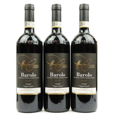 Cascina Cucco Cerrati 2008 Barolo 3x75cl