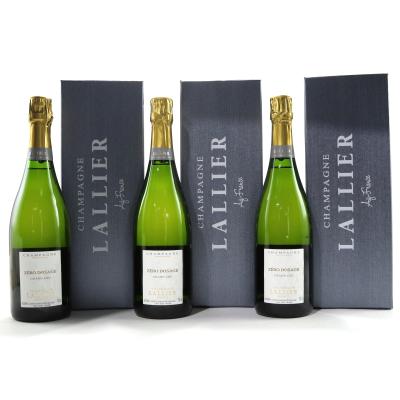 Lallier Zero Dosage NV Champagne Grand-Cru 3x75cl