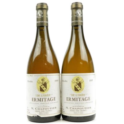 M.Chapoutier De L'Oree 1995 Ermitage Blanc 2x75cl