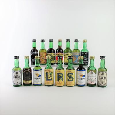 Selection of Madeira Miniatures 16x5cl