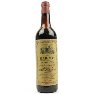 Abbazia Dell' Annunziata Ratti 1969 Barolo