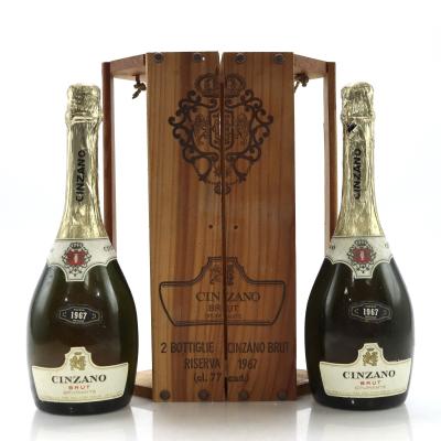 Cinzano Brut 1967 Spumante 2x77cl