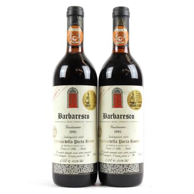 Cantina Della Porta Rossa 1981 Barbaresco Riserva 2x75cl