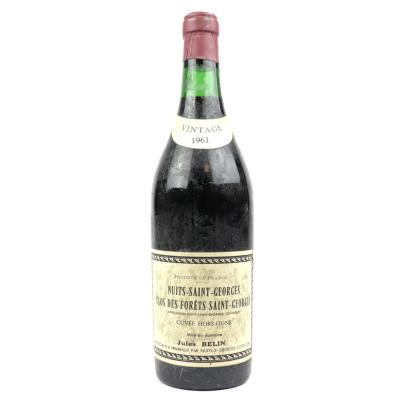 J.Belin Clos Des Forets Saint-Georges 1961 Nuits-St-Georges