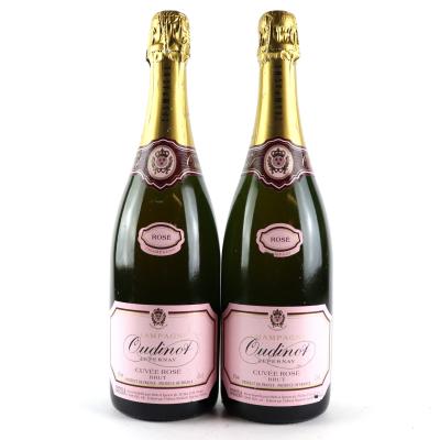 Oudinot Brut Rose NV Champagne 2x75cl