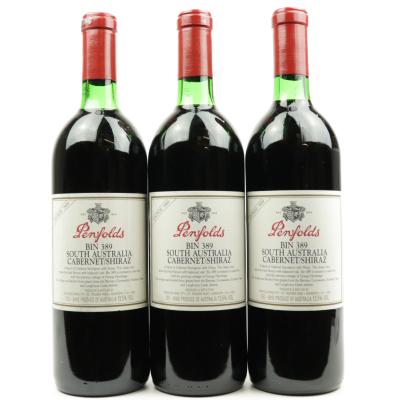 Penfolds Bin 389 Cabernet-Shiraz 1989 South Australia 3x75cl