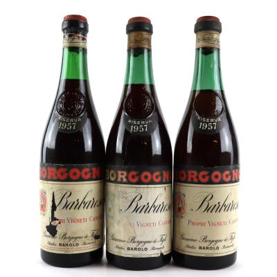 Borgogno 1957 Barbaresco Riserva / 3 Bottles