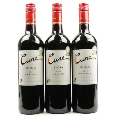 CVNE Cune 2014 Rioja Crianza 3x75cl