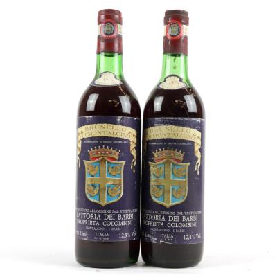 Fattoria Dei Barbi 1976 Brunello di Montalcino / 2 Bottles