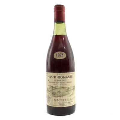 Sichel Les Beaux Monts 1962 Vosne-Romanee