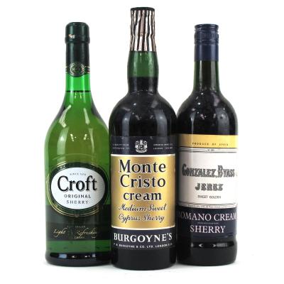 Assorted Cream Sherry / 3 Bottles