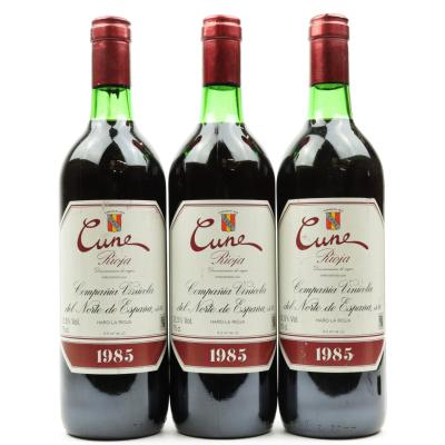 CVNE Cune 1985 Rioja Crianza 3x75cl