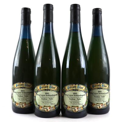 Pieroth Burg Layer Schlosskapelle Auslese 1985 Nahe 4x70cl