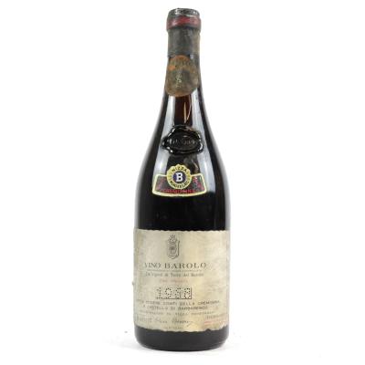 Bersano Cremosina 1968 Barolo Riserva Speciale