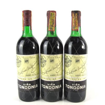 Viña Tondonia 6 Ano Rioja Gran Reserva 3x75cl