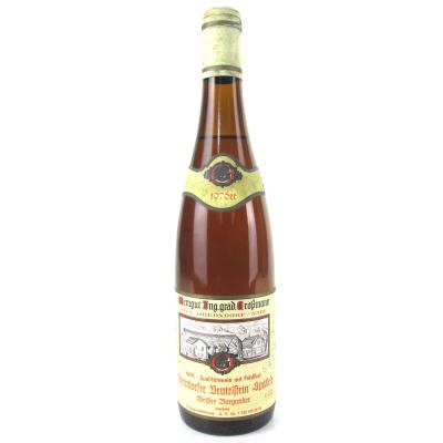 Großmann Pinot Blanc Spatlese 1976 Nahe