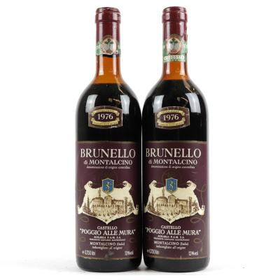 Poggio Alle Mura 1976 Brunello di Montalcino 2x75cl