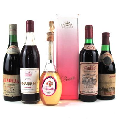 Assorted  Wines / 5 Bottles