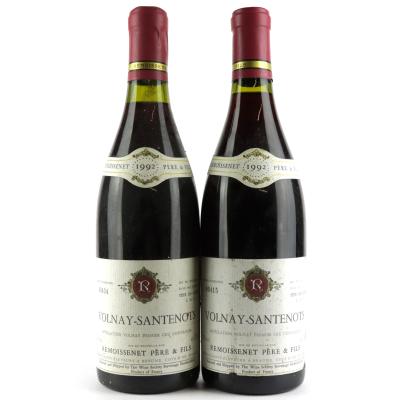 Remoissenet 1992 Volnay-Santenots 1er-Cru 2x75cl