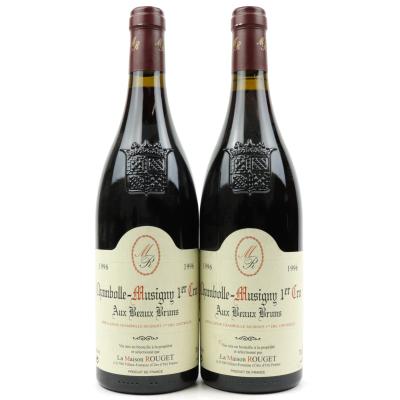 Rouget Aux Beaux Bruns 1996 Chambolle-Musigny 1er-Cru 2x75cl