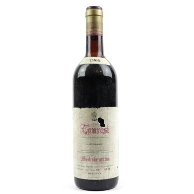 Mastroberardino Montemarano 1968 Taurasi Riserva