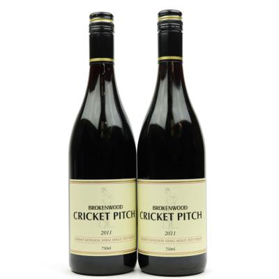 Brokenwood Cricket Pitch 2011 South Eastern Australia 2x75cl