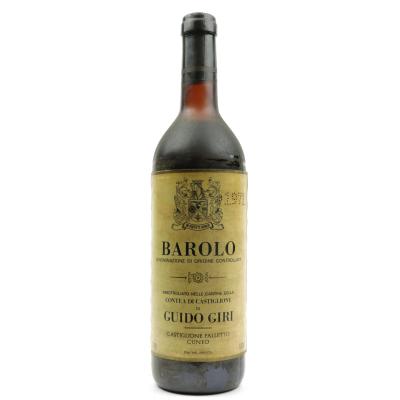 Contea Di Castiglione Di Guido Giri 1971 Barolo