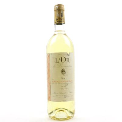 L'Or De Lamartine 2001 Bordeaux Superieur Blanc