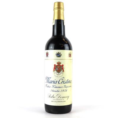 Pedro Domecq Maria Cristina 1902 Pedro Ximenez Sherry